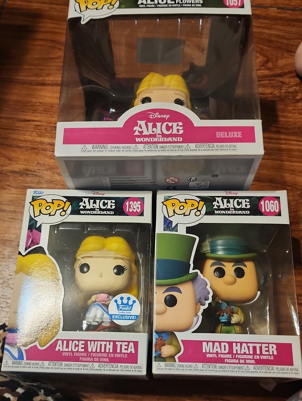 Funko Disney Alice in Wonderland Trio - Yellow, Blue, Green